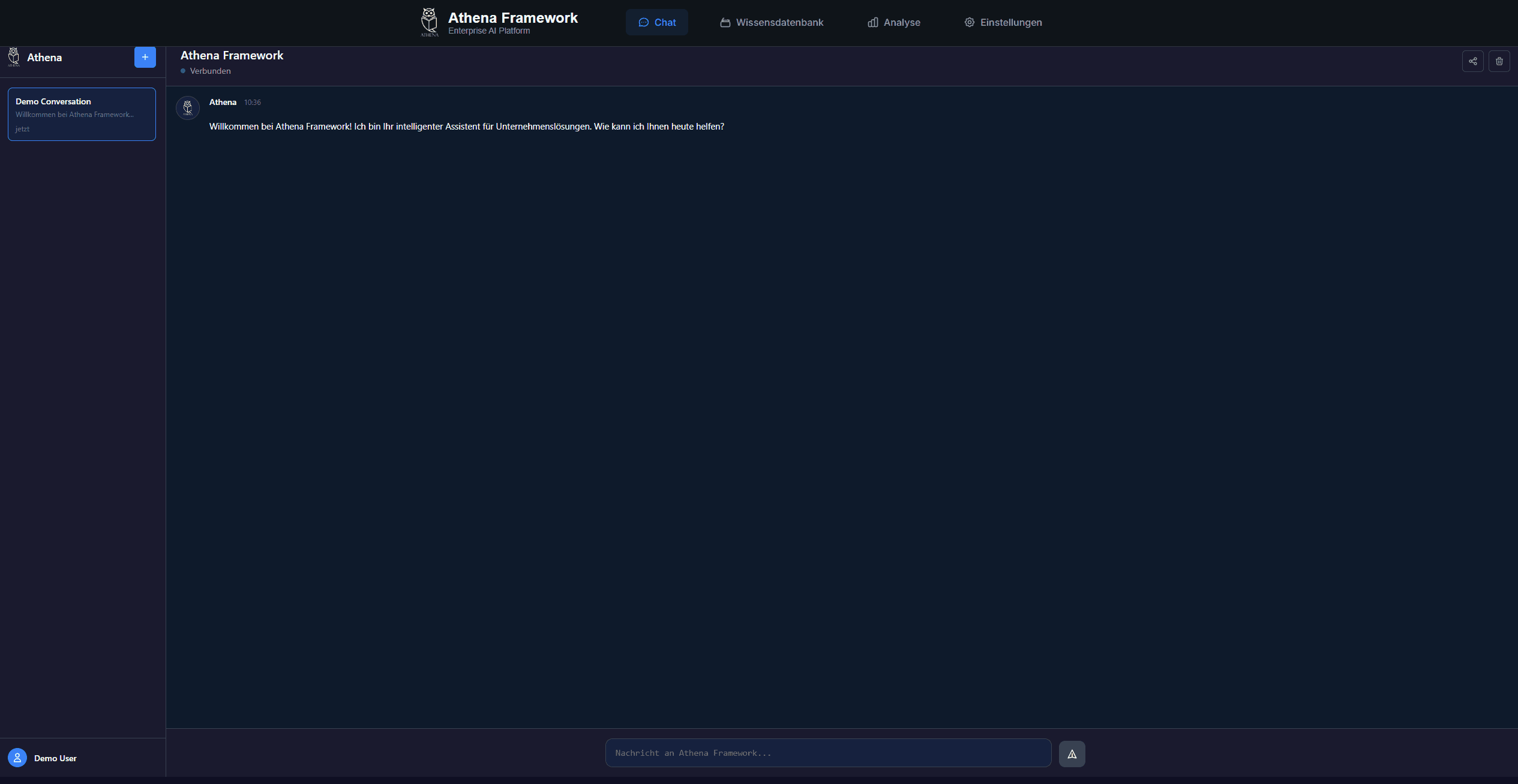 Athena Framework Interface